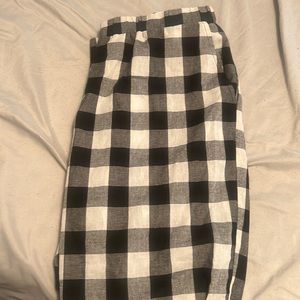 Plaid pj pants